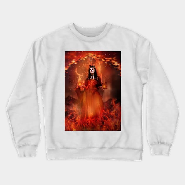 Cristina Scabbia Fanart Crewneck Sweatshirt by FrozenMistress